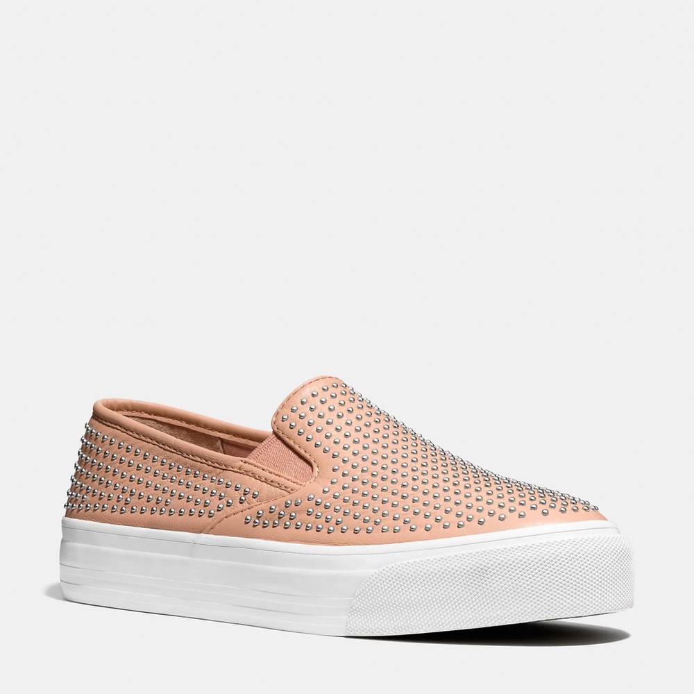 Coach Studded Slip Ons